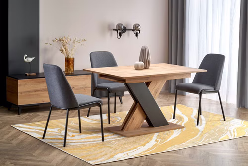 Design Esstisch Tisch HA-111 ausziehbar 130 bis 175 cm