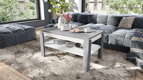 Design Couchtisch Tisch Asti-P höhenverstellbar 55 - 67cm Esstisch