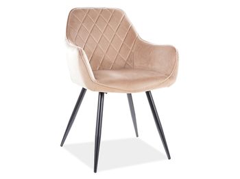 6345-2er-Set-Design-Esszimmerstuhl-STS-111-Beige-Schwarz-Samt-Stuhl-Stuehle_1.jpg