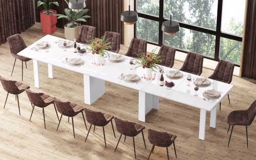 Design Esstisch Tisch HMA-111 XXL ausziehbar 170 bis 410 cm Esszimmer