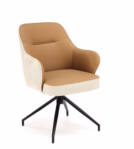 Design Esszimmerstuhl STH-888 Kunstleder Stoff 180 Grad drehbar Stuhl