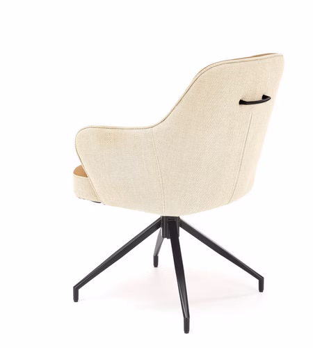 Design Esszimmerstuhl STH-888 Kunstleder Stoff 180 Grad drehbar Stuhl