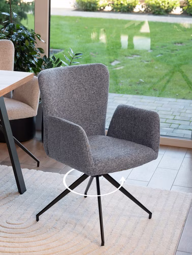 Design Esszimmerstuhl STA-1 Stuhl drehbar Stühle Stoff