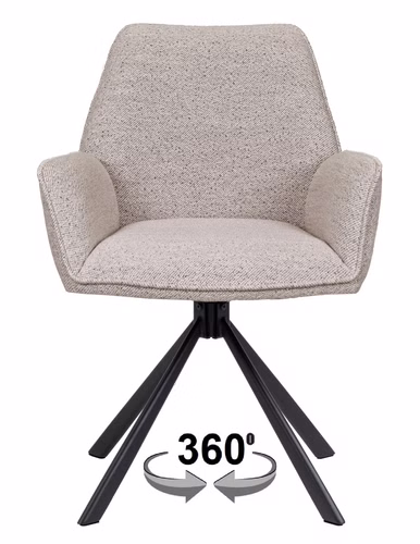 Design Esszimmerstuhl SYU-1 Stuhl 360 Grad drehbar Stühle Stoff