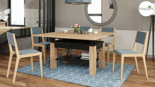 Design Couchtisch Tisch Arbeitstisch Brawo höhenverstelbar aufklappbar