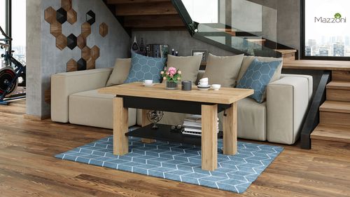 Design Couchtisch Tisch Arbeitstisch Brawo höhenverstelbar aufklappbar