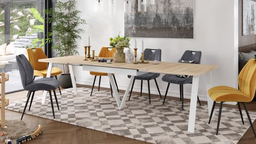 Design Esstisch ZAV-2 ausziehbar XXL 180 - 330 cm Esszimmertisch Tisch