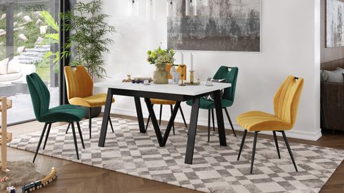 Design Esstisch ZAV-2 ausziehbar XXL 180 - 330 cm Esszimmertisch Tisch