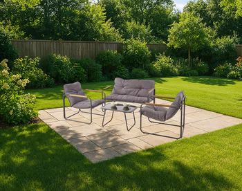 6617-Design-HGA-222-Gartenmoebel-Set-Grau---Braun-4-teilig-mit-Sofa--2-Stuehlen-und-Couchtisch-Gartengarnitur-Outdoor-Terrasse_2.jpg