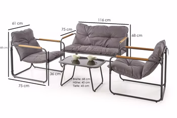 6617-Design-HGA-222-Gartenmoebel-Set-Grau---Braun-4-teilig-mit-Sofa--2-Stuehlen-und-Couchtisch-Gartengarnitur-Outdoor-Terrasse_3.jpg
