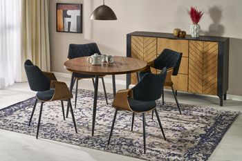 6620-Design-Esstisch-rund-HBA-111-Nussbaum-Schwarz-runder-Esszimmer-Tisch-Kuechentisch_1.jpg
