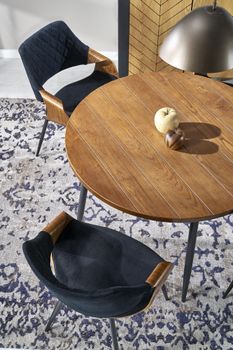 6620-Design-Esstisch-rund-HBA-111-Nussbaum-Schwarz-runder-Esszimmer-Tisch-Kuechentisch_4.jpg