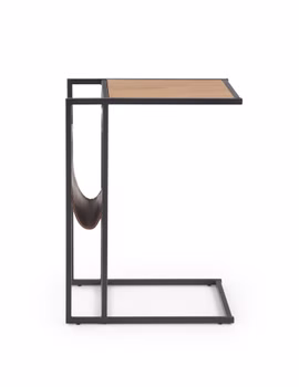 6622-Design-Beistelltisch-HCO-111-Eiche-Gold---Schwarz-47x33x65-cm-mit-Ablage-und-Tasche-Zeitungsstaender-Notebooktisch-Nachttisch_2.jpg