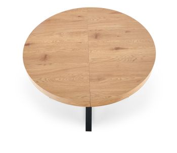 6651-Design-Esstisch-rund-HA-300-Eiche-Gold-Schwarz-matt-ausziehbar-Tisch_5.jpg