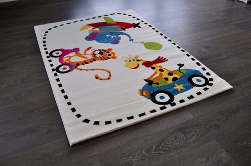 Hochwertiger FLORA Spielteppich Kinderteppich Teppich Tiger TF-9 120 x 170 cm
