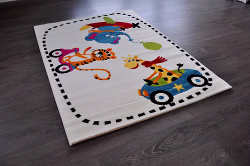 Hochwertiger FLORA Spielteppich Kinderteppich Teppich Tiger TF-9 120 x 170 cm
