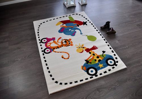 Hochwertiger FLORA Spielteppich Kinderteppich Teppich Tiger TF-9 120 x 170 cm