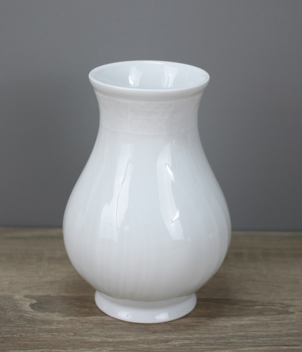 HT Form Dresden weiß Blumenvase