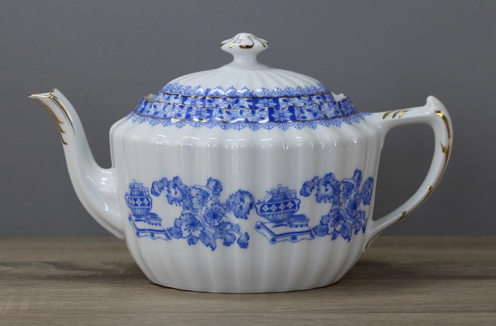 Tiefenfurt China blau Teekanne