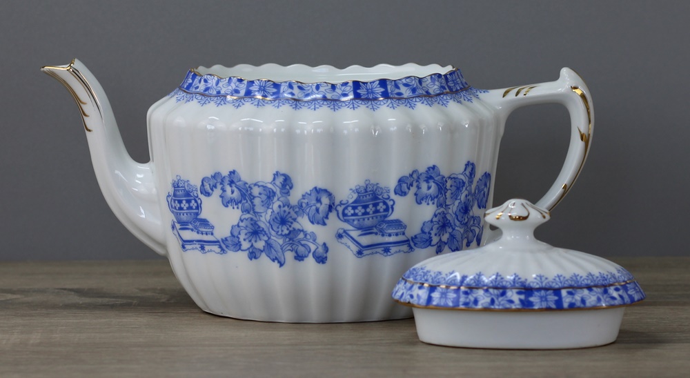 Tiefenfurt China blau Teekanne