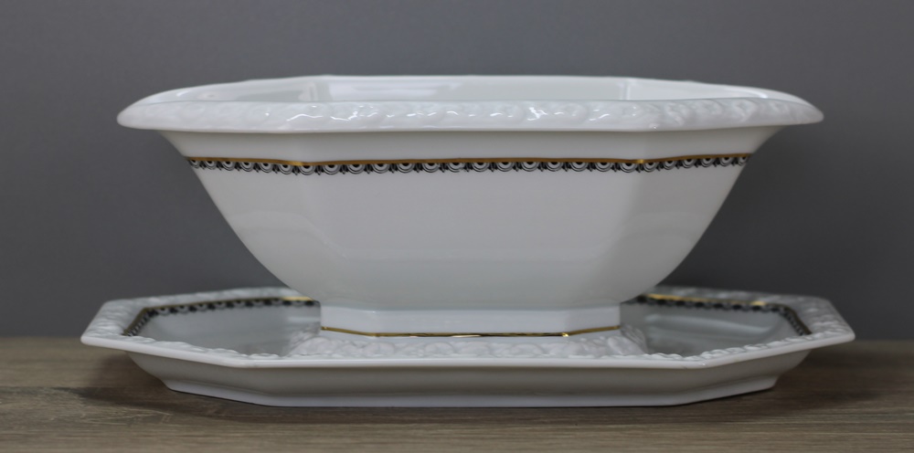 RT Maria schwarze Schuppenkante Sauciere