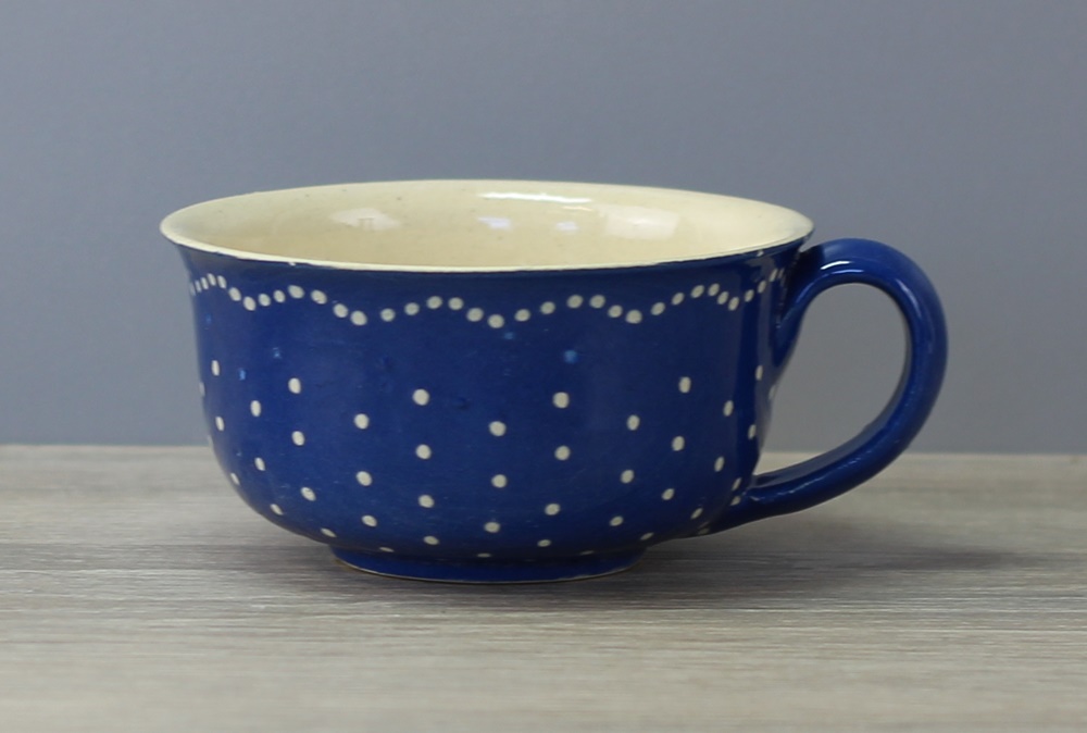 Bürgeler Keramik Blau Weiß Teetasse 1