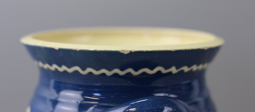 Bürgeler Keramik Blau Weiß