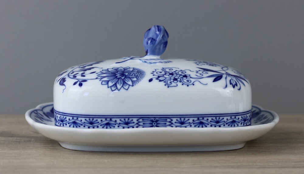HT Zwiebelmuster Butterdose