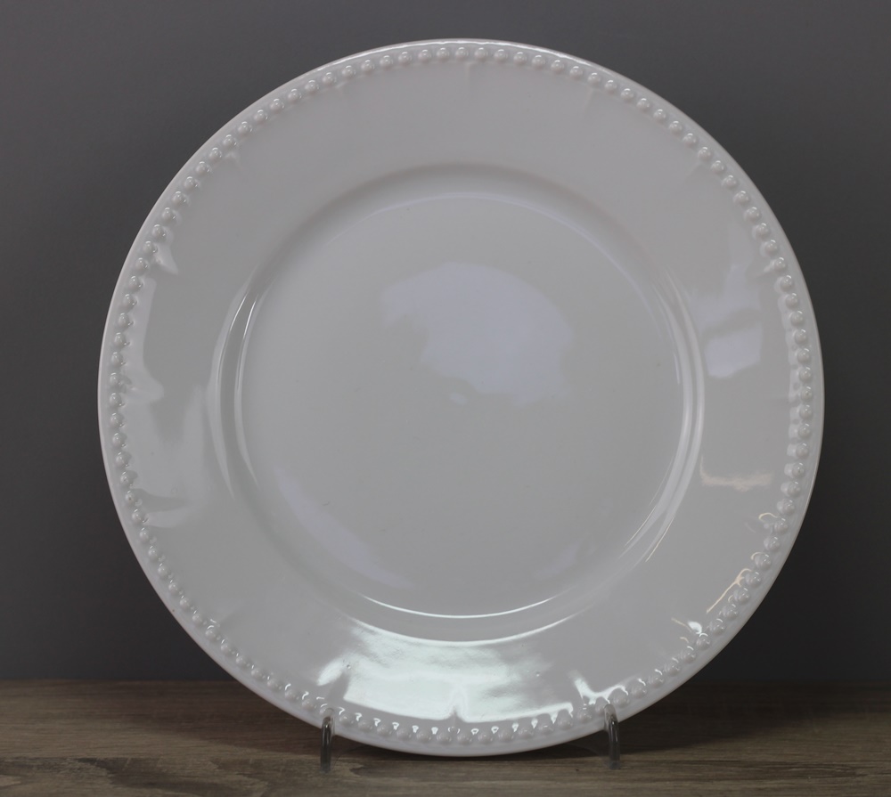 Hutschenreuther Selb Walküre Perlrand weiß Kuchenteller Teller Øca.20,5cm 2.WAHL