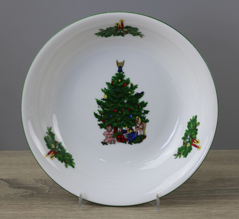 Kronester Weihnachtsbaum Gebäckteller