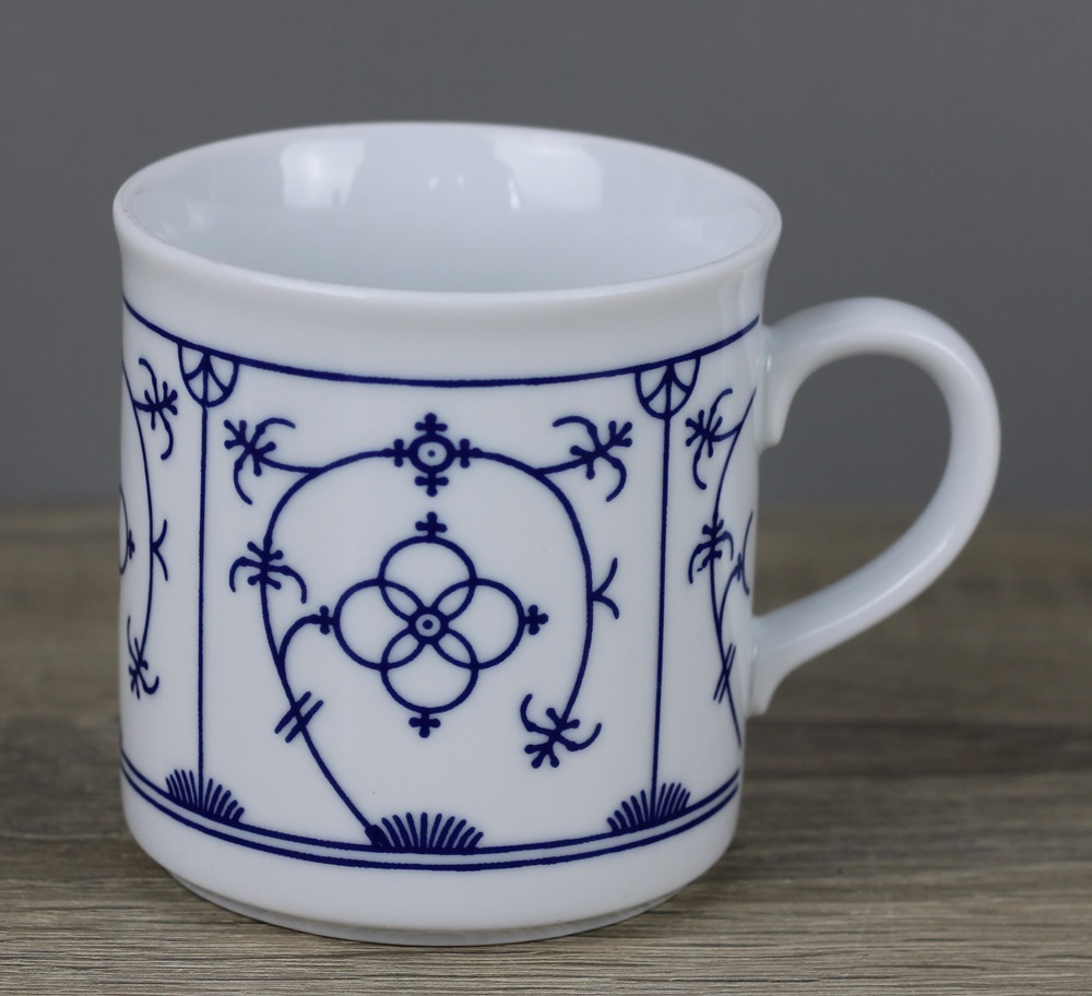 Winterling Indisch blau Henkelbecher