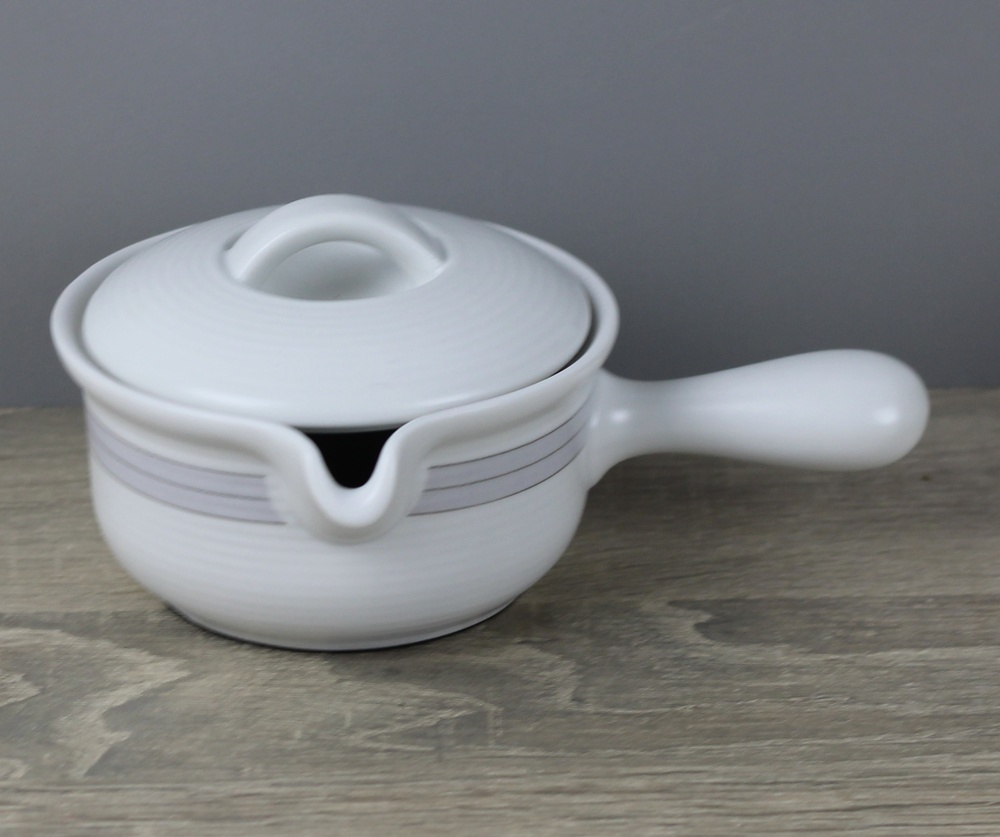 Thomas Derby Stielpfanne Pfännchen Sauciere mit Deckel Ø ca. 10 cm Höhe 7