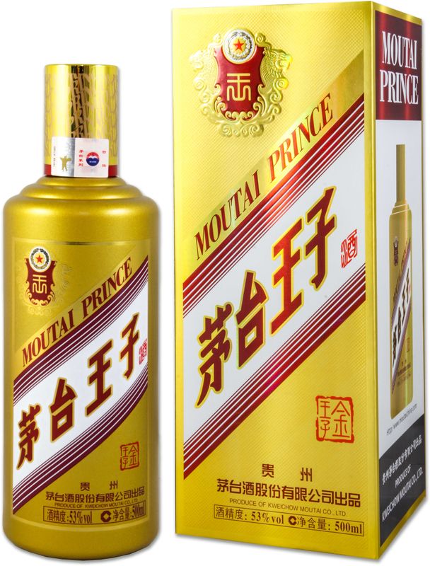 Kweichow Moutai Prince Gold Edition Baijiu 500ml | Jiang Fragrance