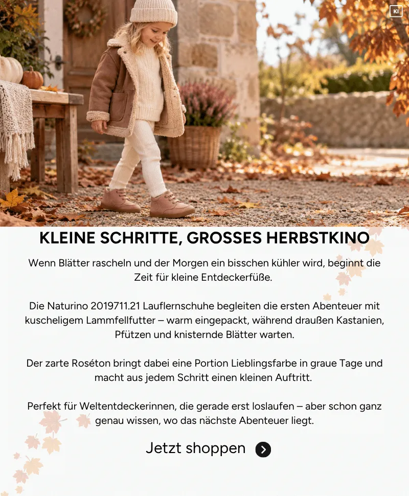 Naturino - 2019711.21 - gefütterte Lauflernschuhe - Lammfell