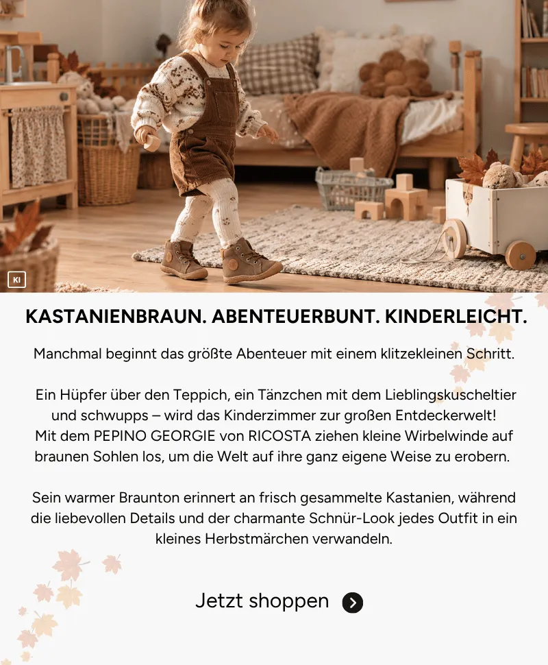 Ricosta Pepino Georgie Lauflern 50 1202403/272 Schnürschuh Winter schoko