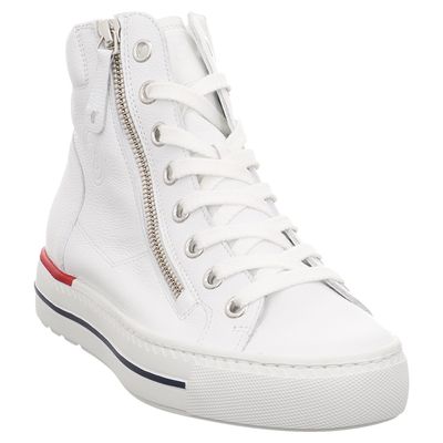 Paul Green - 4024 - High Top Sneaker - Schnürboots weiß