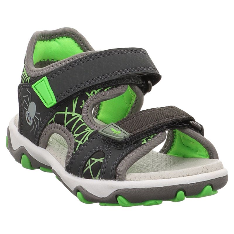 Superfit | Mike | 1-009467 | Sandale Jungen | Klettverschluss | grau | neongrün