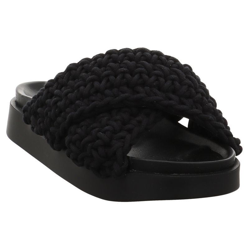 Inuikii - Slipper Woven - 70104-105 - Pantolette | schwarz | black