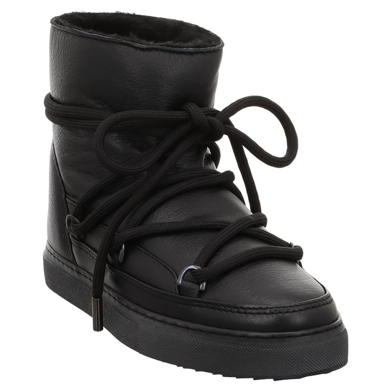 Inuikii - Schneeboot Sneaker - 75202-087 - Lammfell | schwarz | nappa