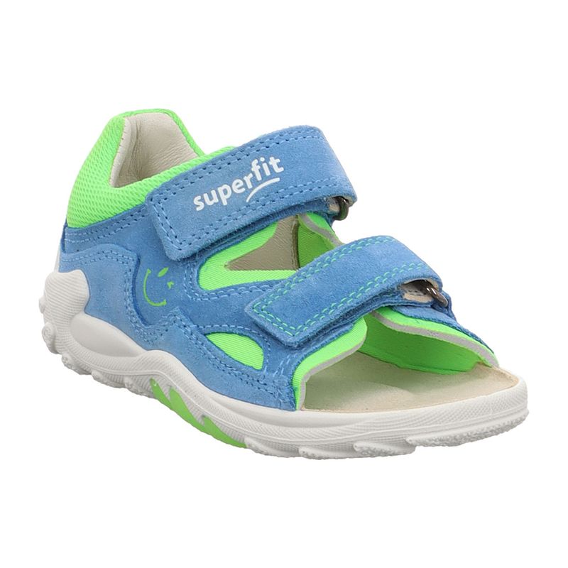 Superfit | Flow | 1-000034 | Lauflern Sandale | Klett | hellblau | hellgrün