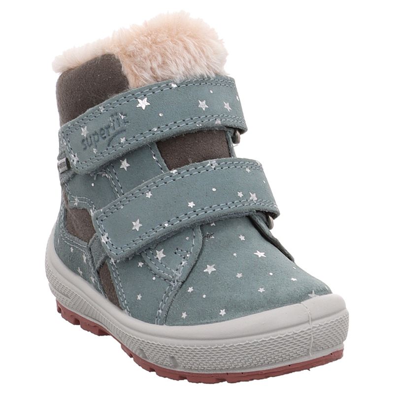 Superfit | Groovy | 1-006316 | Effektleder | Schneeboot | hellgrün | grau