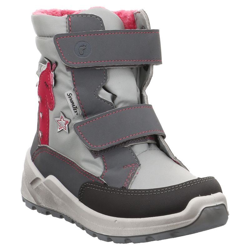 Ricosta | Annika | 50 9000902 | Schneeboots Mädchen | Blinklicht | grau | silber