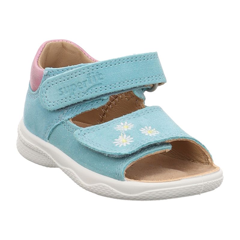 Superfit | Polly | 1-600092 | Lauflern Sandale | Blume | hellgrün | rosa