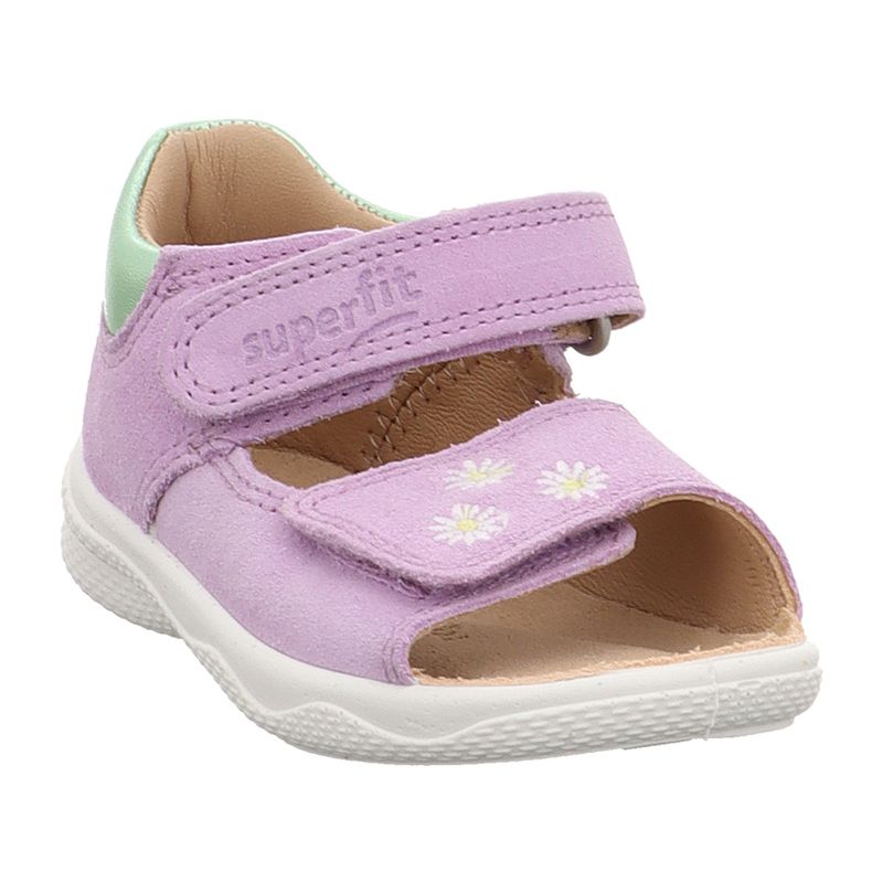 Superfit | Polly | 1-600092 | Lauflern Sandale | Blume | lila | hellgrün