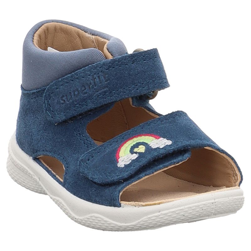 Superfit | Polly | 1-600094 | Lauflern Sandale | Schmetterling | blau | regenbogen
