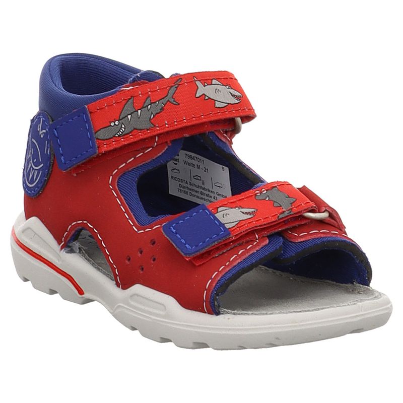 Ricosta | Pepino | 50 3201302 | Franky | Lauflern | Sandale | rot | blau