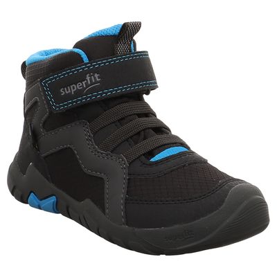 Superfit - Trace - 1-006034 - Barfußschuh - Klettboot - GoreTex schwarz | blau