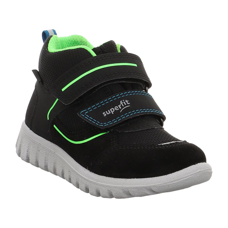 Superfit - Sport7 Mini - 1-006189 - Boot - Veloursleder | schwarz | hellgrün | grau