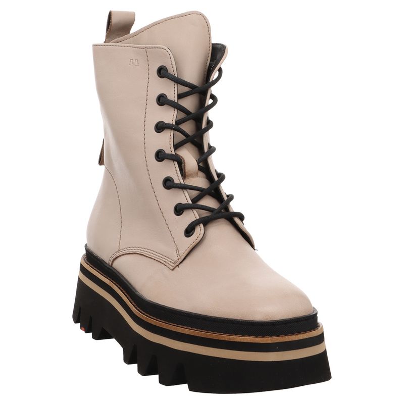 Lloyd | Schnürboots | 23-250 | Damen Combat Boots |  | beige | grau