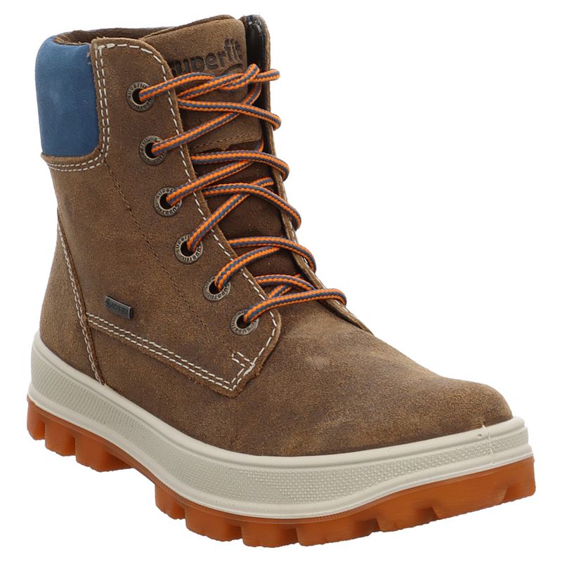 Superfit | Tedd | 1-800474 | Veloursleder | Jungen Stiefel | braun | blau
